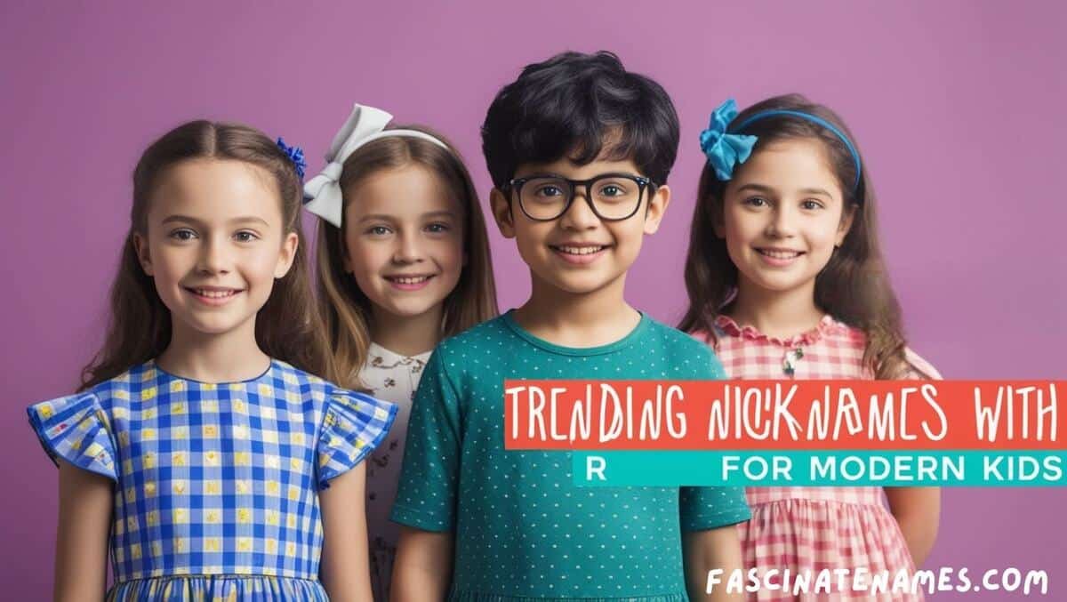 Trending Nicknames with R for Modern Kids
