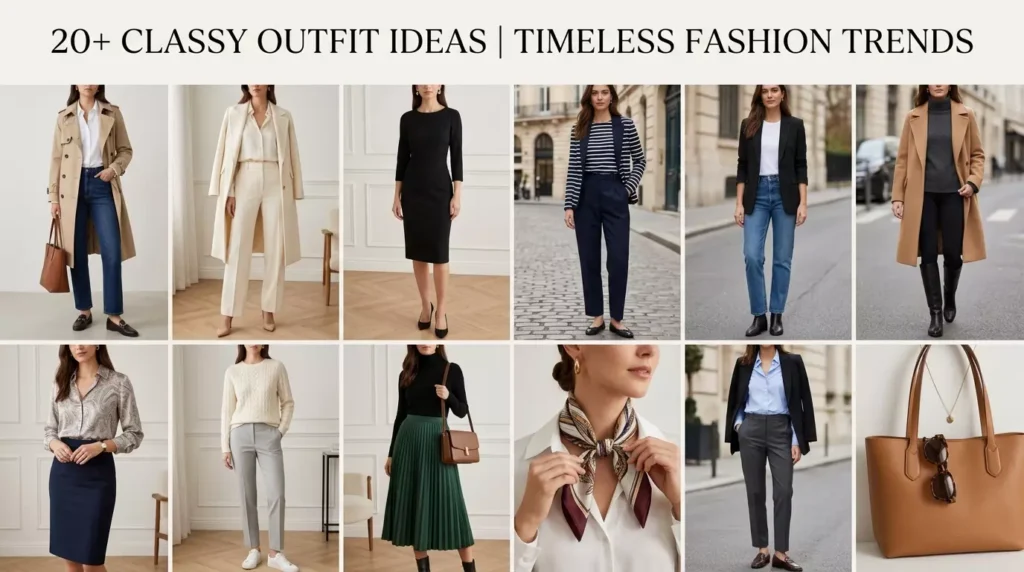 20+ Classy Outfit Ideas for Women Who Love Timeless Fashion Trends