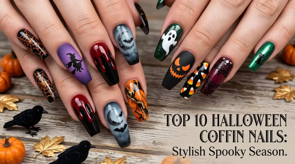 Top 10 Halloween Coffin Nails That Will Make Your Spooky Season Stylish