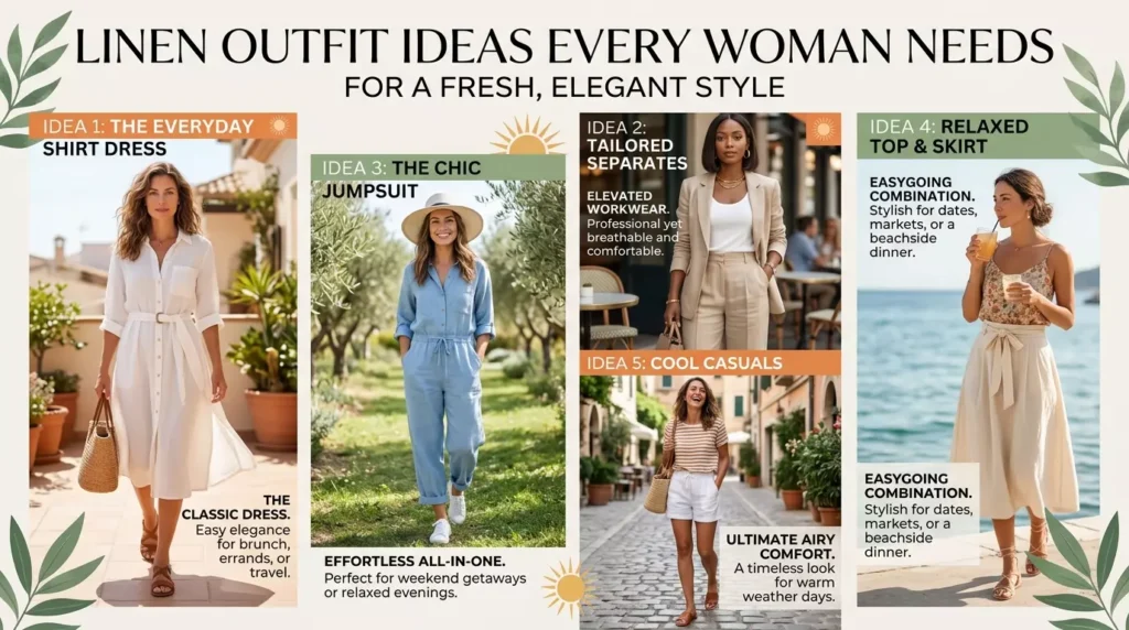 Linen Outfit Ideas Every Woman Needs for a Fresh Elegant Style