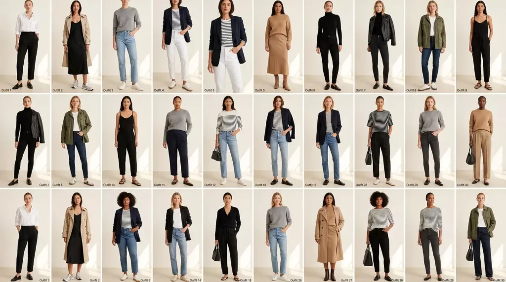 30+ Minimalist Outfit Ideas to Create a Stylish Capsule Wardrobe