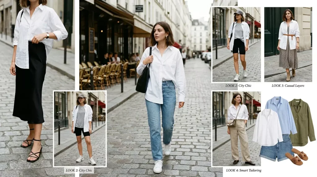 20+ Oversized Shirt Outfit Ideas for an Effortlessly Chic Everyday Look