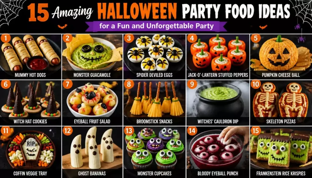 15 Amazing Halloween Party Food Ideas for a Fun and Unforgettable Party