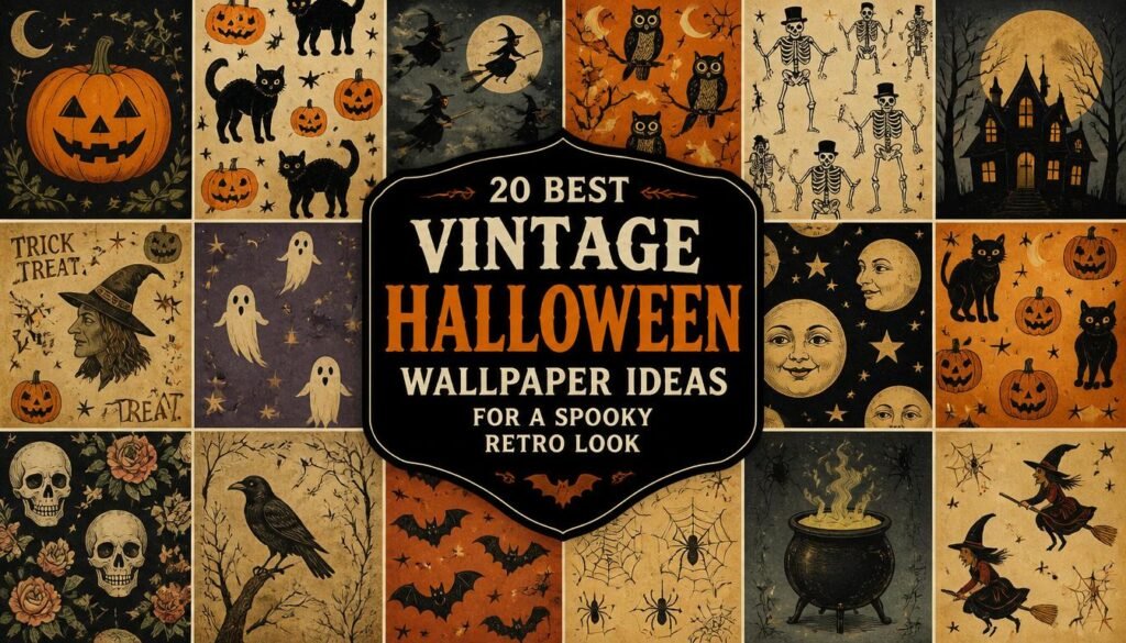 20 Best Vintage Halloween Wallpaper Ideas for a Spooky Retro Look