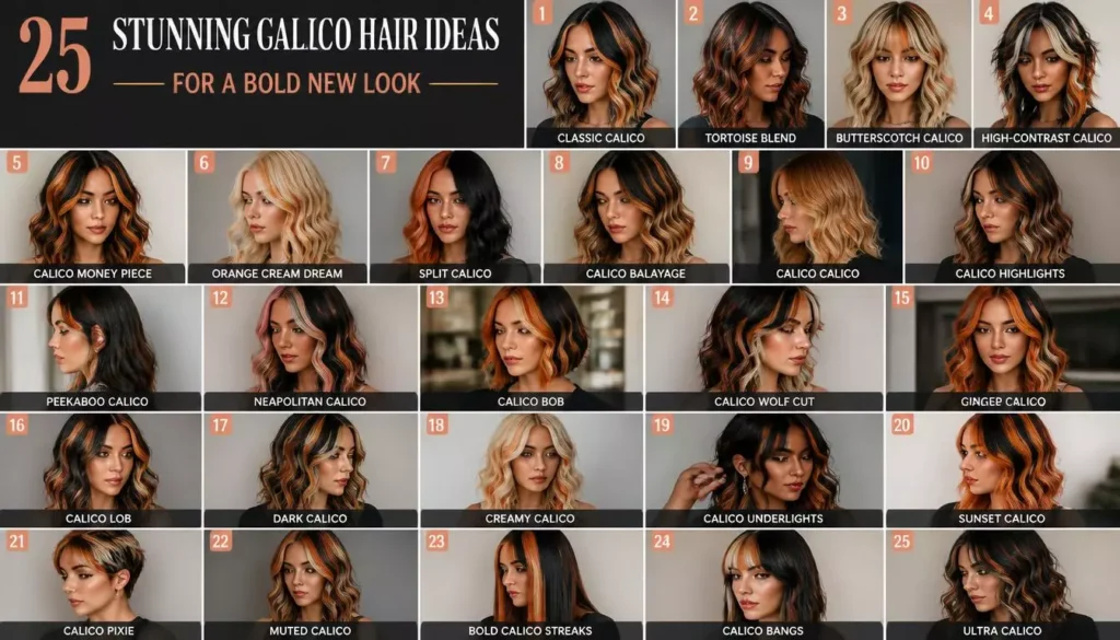 25 Stunning Calico Hair Ideas for a Bold New Look