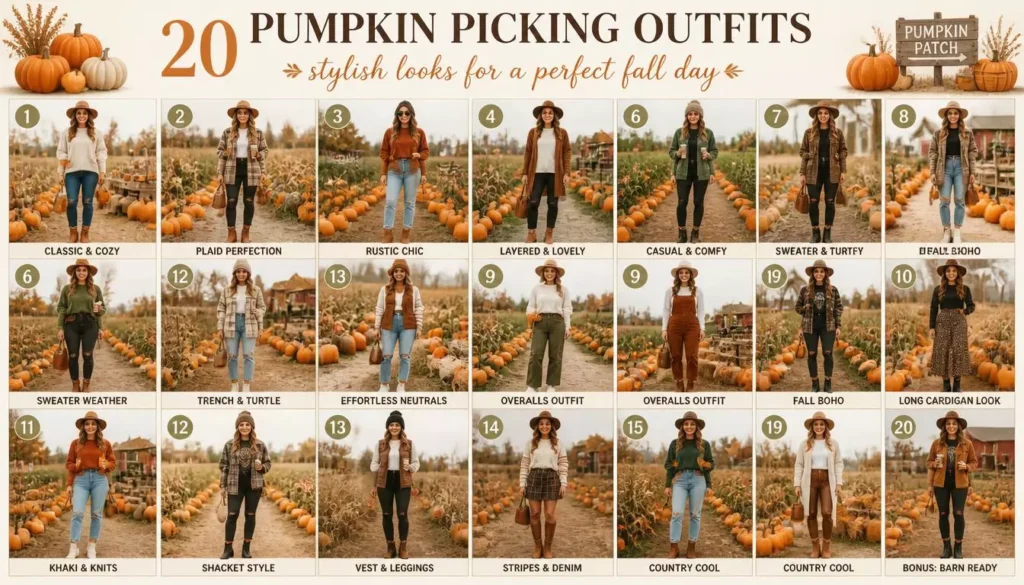 20 Stylish Pumpkin Picking Outfit Ideas You’ll Love