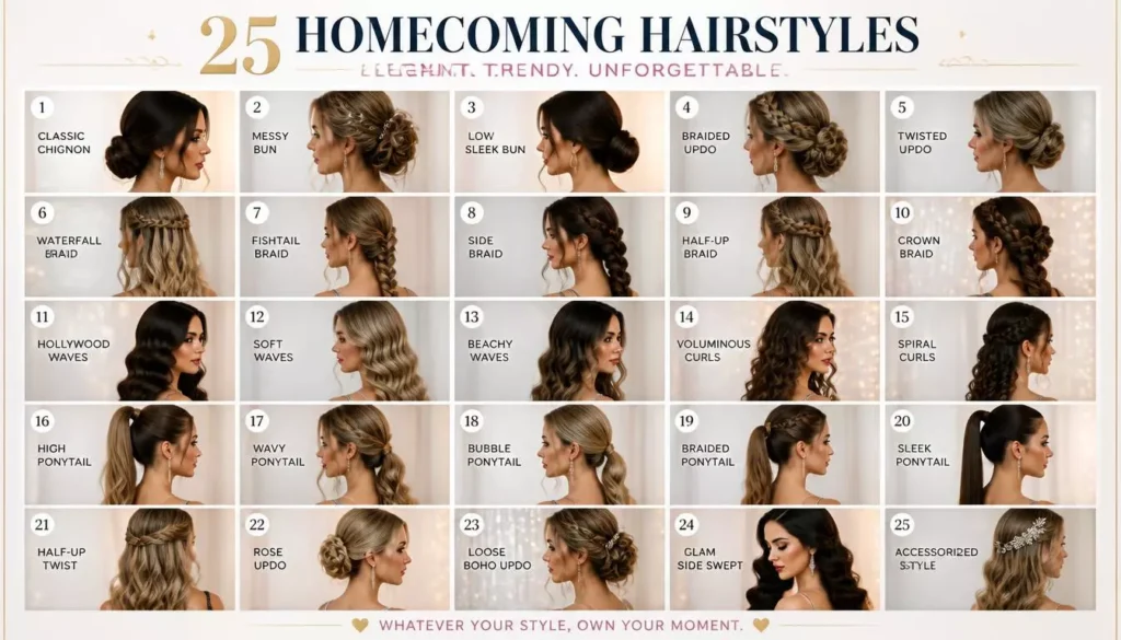 25 Pretty Homecoming Hair Ideas for Your Perfect Hairstyle