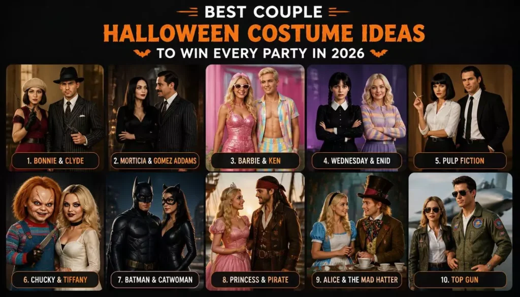 35 Best Couple Halloween Costume Ideas to Win Every Party in 2026