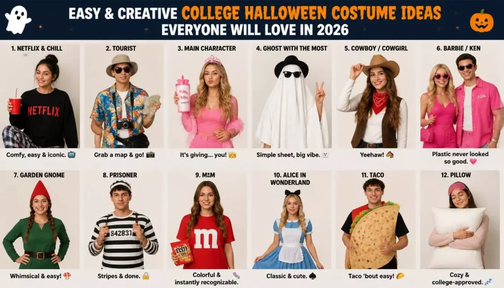 Easy & Creative College Halloween Costume Ideas Everyone Will Love in 2026