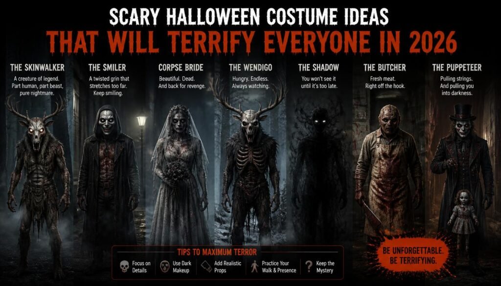 25 Scary Halloween Costume Ideas That Will Terrify Everyone in 2026