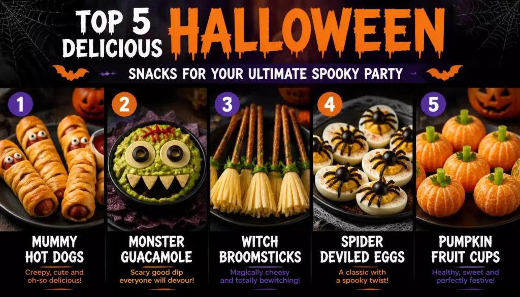 Top 5 Delicious Halloween Snacks for Your Ultimate Spooky Party