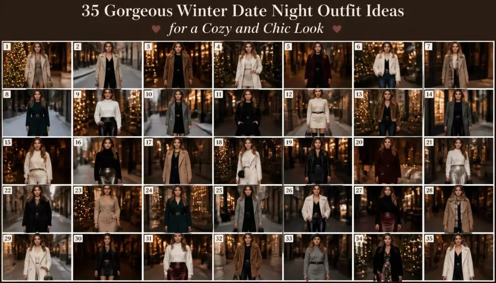 35 Gorgeous Winter Date Night Outfit Ideas for a Cozy and Chic Look