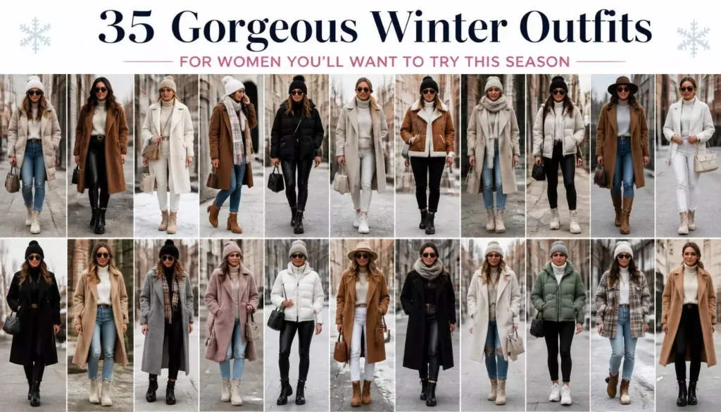 35 Gorgeous Winter Outfits for Women You’ll Want to Try This Season