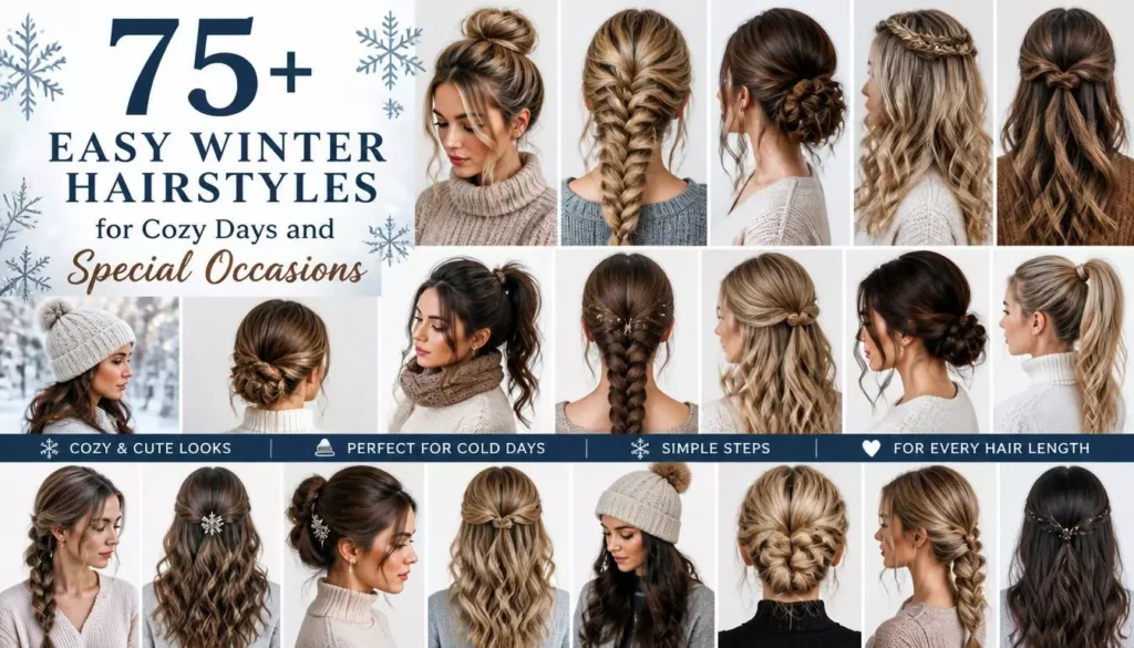 75+ Easy Winter Hairstyles for Cozy Days and Special Occasions