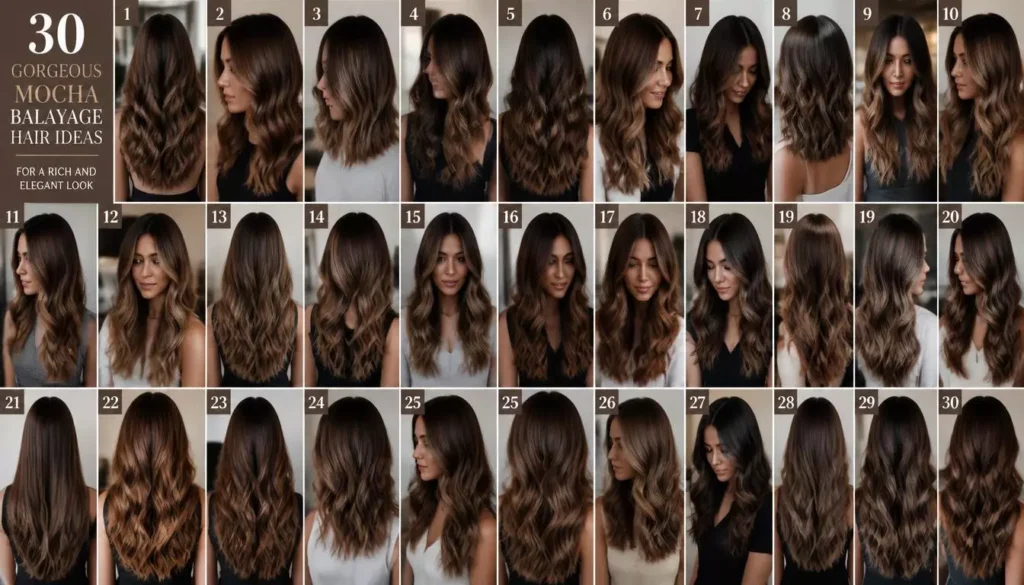 30 Gorgeous Mocha Balayage Hair Ideas for a Rich and Elegant Look